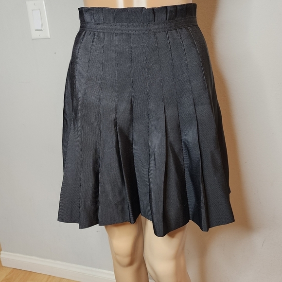 Zac Posen × Target Black Pleated Mini Skirt Paperbag waist size 3. - Picture 1 of 16